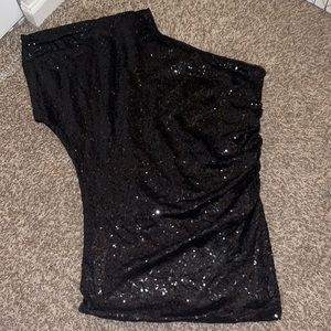 Windsor off the shoulder sequin dress